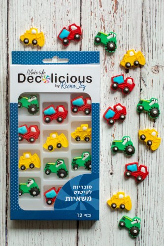 סוכריות לקישוט Decolicious דגם משאיות