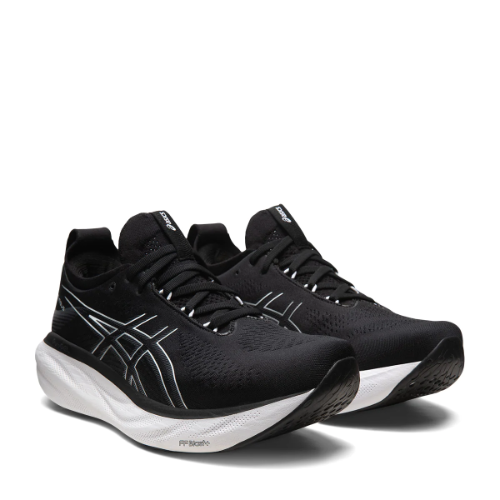 ASICS GEL NIMBUS 25 WOMEN BLACK SILVER נעלי אסיקס נימבוס לנשים שחור לבן