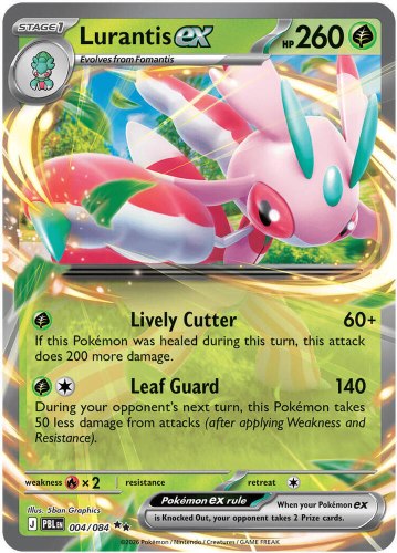 קלף פוקימון בודד single - MEGA LURANTIS EX – PITCH BLACK – 004/084