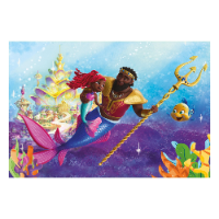 קלמנטוני -  פאזל 4 ב-1 הדיסני אריאל- Clementoni Disney Ariel 4‑in‑1 Puzzle