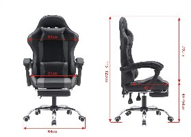 כסא משרדי מרווח כולל מנגנון מולטילוק אפשרות חיבור למסאג' רטט