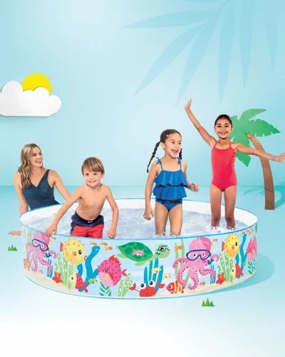 בריכת INTEX מתקפלת מאויירת אוקיינוס