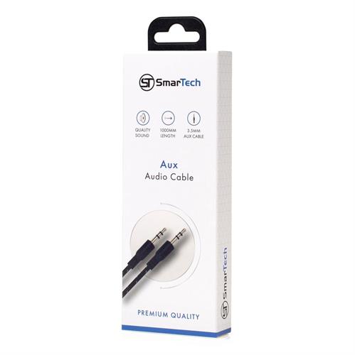 כבל AUX אולטימטיבי - דגם A-1 מבית SmarTech - אורך 1 מטר, איכות ועמידות ללא פשרות