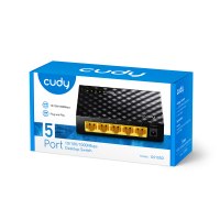 מתג לא מנוהל עם 5 פורטים CUDY GS105D