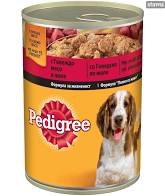 שימורים לכלבים פדיגרי בקר 400 גרם - PEDIGREE BEEF 400G