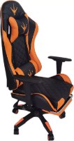 כיסא גיימינג RODEO XP005 (כתום ושחור) כולל הדום לרגליים נשלף
