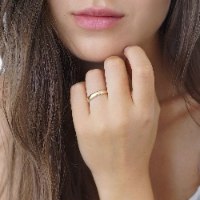 טבעת נישואין חלקה רחבה 4 מ"מ