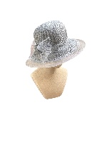 כובע קיצי בצבע כסוף  summer hat Israel