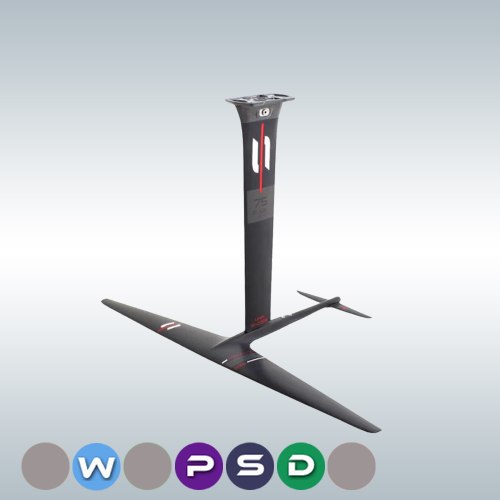 Set Blackbird Leviathan 1300-360-75 1330cm² / AR 12.30 - Modular Backtail