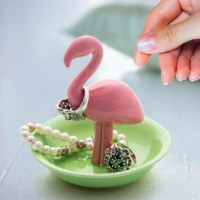 פלמינגו פורצלן לטבעות ותכשיטים Flamingo
