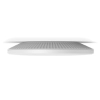 נקודת גישה Omada EAP670 AX5400 – יחידת גישה לבנה נראית מצידה עם תחתית אפורה בעלת חריצים 5GHz
