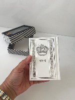 סידור כיס שעריו בתודה לבת ישראל כולל תהילים- לבן כסף