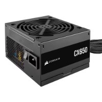 מערכת גיימינג Benda iCUE Build V2 – יחידת ספק כוח שחורה של Corsair עם מאוורר וחיבורים נראים עם אלחוטי