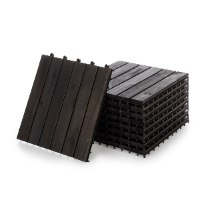 מארז 9 יח' אריחי דק 30*30 ס"מ 6 ישרים צבע אפור עץ Acacia