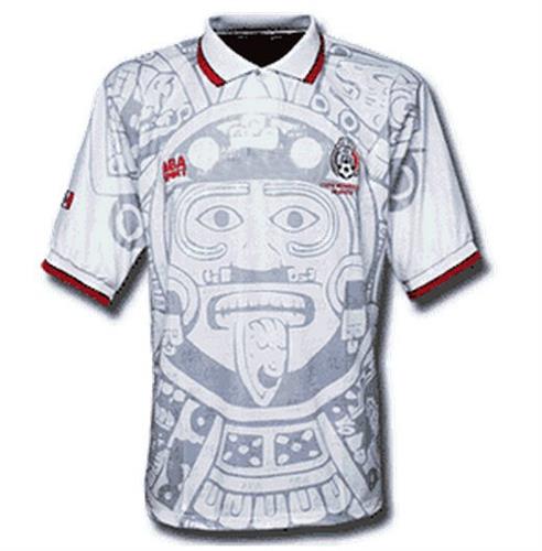 חולצת משחק רטרו מקסיקו חוץ 1998