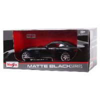 מאיסטו - דגם מכונית מרצדס בנץ ספורט - Maisto Matte Black Series Mercedes AMG GT 1:24