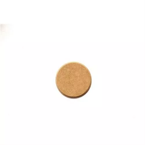 שלט עגול MDF קוטר 10 ס"מ עובי 8 עם פזה