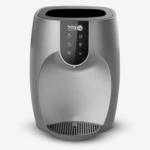 בר מים מתקדם של חברת צלול ONE Touch We - גוף חימום 800W עם מסך מגע - וואן טאץ' ווי בצבע כסוף