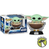 פופ מלחמת הכוכבים -  גרוגו עם קרסט -  Funko Pop Star Wars Mandalorian and Grogu #823