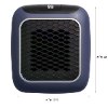 כחול - מיני מפזר חום עוצמתי 800W עם שלט HeatBE