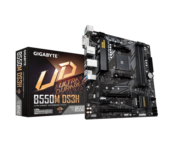 לוח אם למעבדי Gigabyte B550M DS3H 1.4 AMD Ryzen 3000-5000