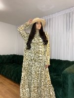 שמלת אניטה חום