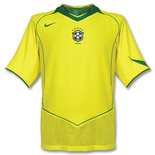 חולצת משחק רטרו ברזיל בית 2004