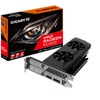 כרטיס מסך Gigabyte Radeon RX 6400 D6 LOW PROFILE 4G HDMI DP