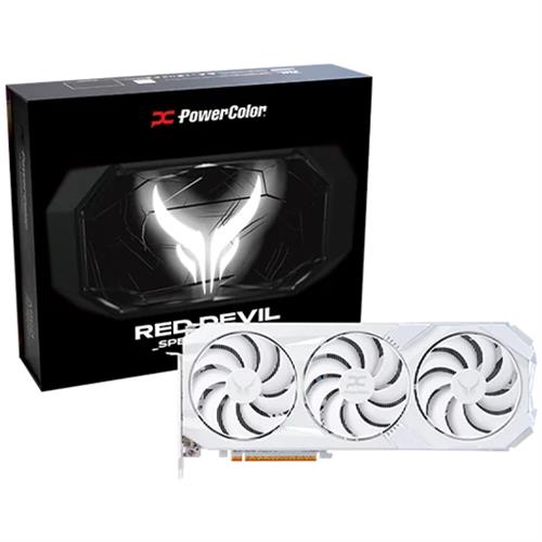 כרטיס מסך PowerColor Red Devil Spectral White RX 9070 XT 16GB GDDR6