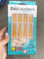בצק סוכר לקאפקייק חד קרן