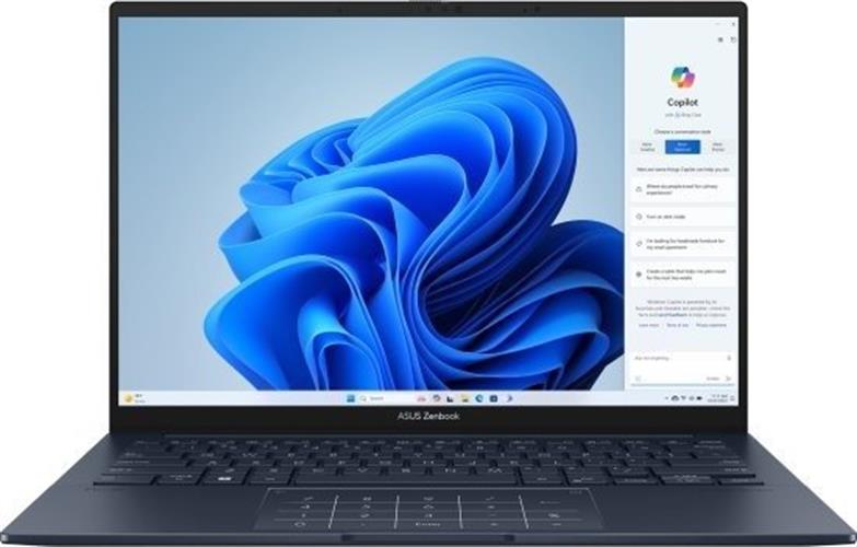 נייד ASUS UX3405CA Ultra 5 225H 16GB 512NVME 14 3K OLED DOS Blue
