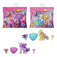 סט 2 דמויות הפוני הקטן שלי עם אביזרים My little pony