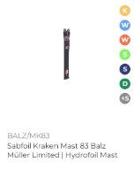 Carbon Mast BALZ/MK83