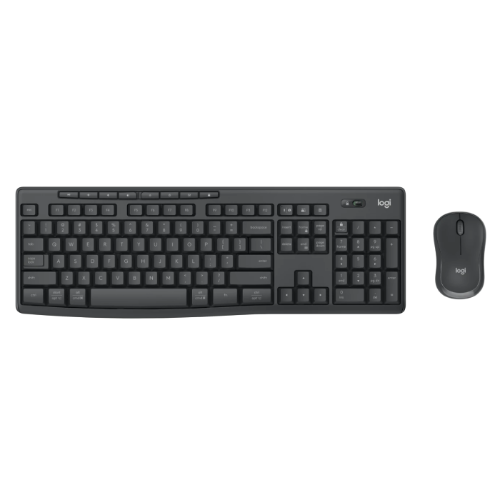 סט מקלדת ועכבר אלחוטיים Logitech MK370 Combo for Business צבע שחור