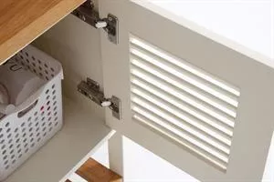ארון אמבטיה עומד עץ מלא דגם קינג 80-160