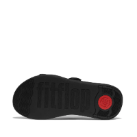 Fit Flop F-Mode Go Adjustable Flatform Two-Bar Slides All Black פ-מוד סלייד שחור
