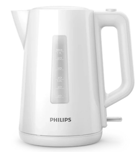קומקום חשמלי לבן פיליפס Philips HD9318/00 - קומקום נשלף הגנה להרתחה יבשה הספק 2200W