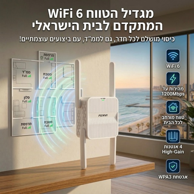 4 אנטנות High-Gain