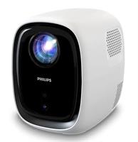 מקרן Philips NeoPix 130 Smart מקרין סרט על קיר לבן