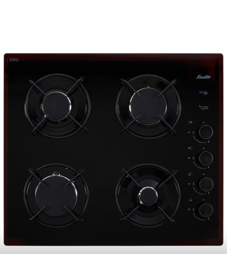 כיריים גז זכוכית 60 ס"מ SAUTER SHG870B סאוטר שחור