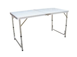 שולחן פיקניק מתקפל | מתאים לקמפינג | בגודל 120 ס"מ מאלומיניום קל לנשיאה בעל 2 גבהים S-free