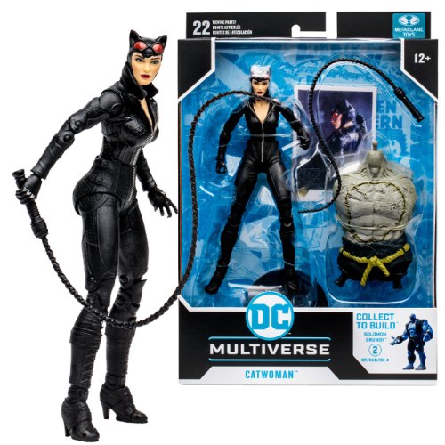 דמות אקשן קאטוומן 18 ס"מ DC Multiverse Catwoman (Batman: Arkham City)