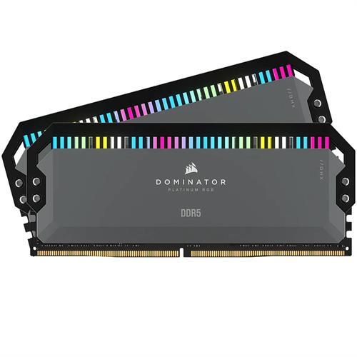 Corsair DDR5 64GB (2x32GB) 5200 CL40 Dominator Platinum RGB EXPO זיכרון למחשב