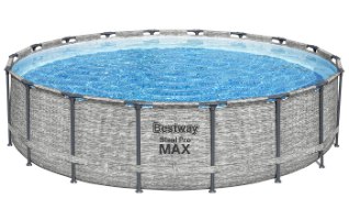 בריכת אולטרה עגולה בריקים MAX (549X122 סמ) 5618Y מבית BESTWAY