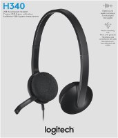 אוזניות ומיקרופון LOGITECH H340 USB HEADSET