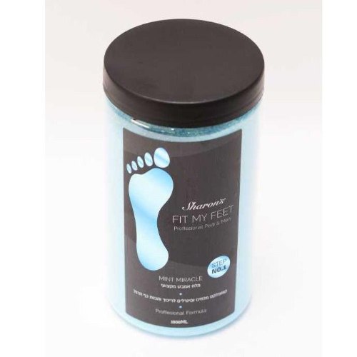 מלח אמבט מקצועי sharon’s- Fit My Feet Mint Miracle step 1