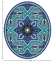 עיצוב איזור האסלה – מדבקה (39 ₪) שטיחון (88 ₪) סט (119 ₪) כוכב המזרח TIVA DESIGN