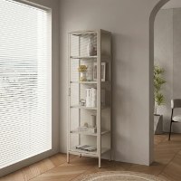 ויטרינה מעוצבת ממתכת דגם ALMA צבע סהרה – אלגנט אונליין