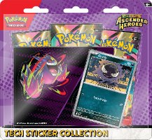 מארז פוקימון בליסטר 3 בוסטרים Pokémon Ascended Heroes ME2.5 Sticker Tech 3-Pack Gastly Blister