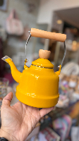 קומקום אמייל צהוב
